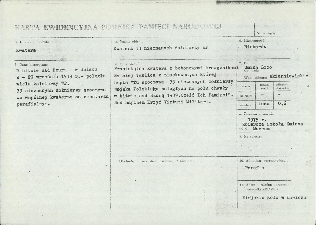Karta cmentarza, skan nr 7