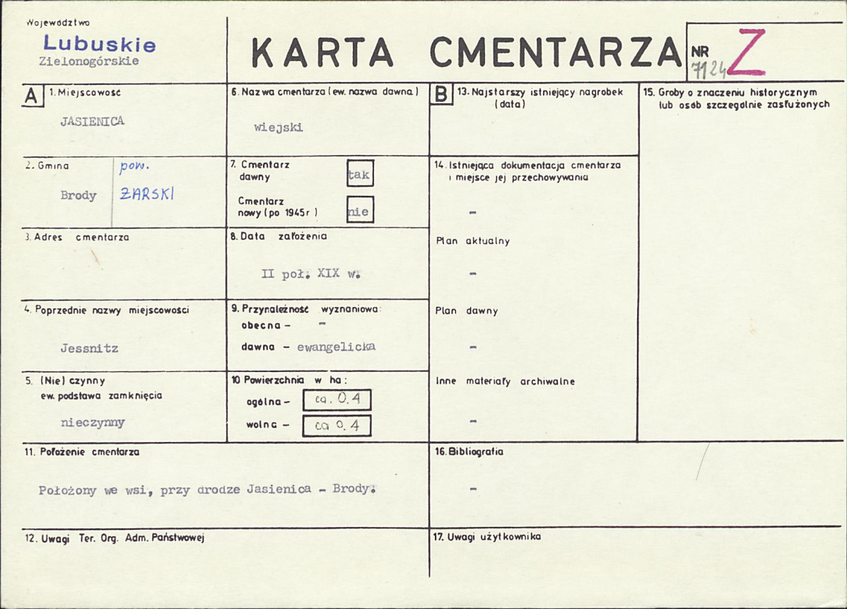 Karta cmentarza, skan nr 1