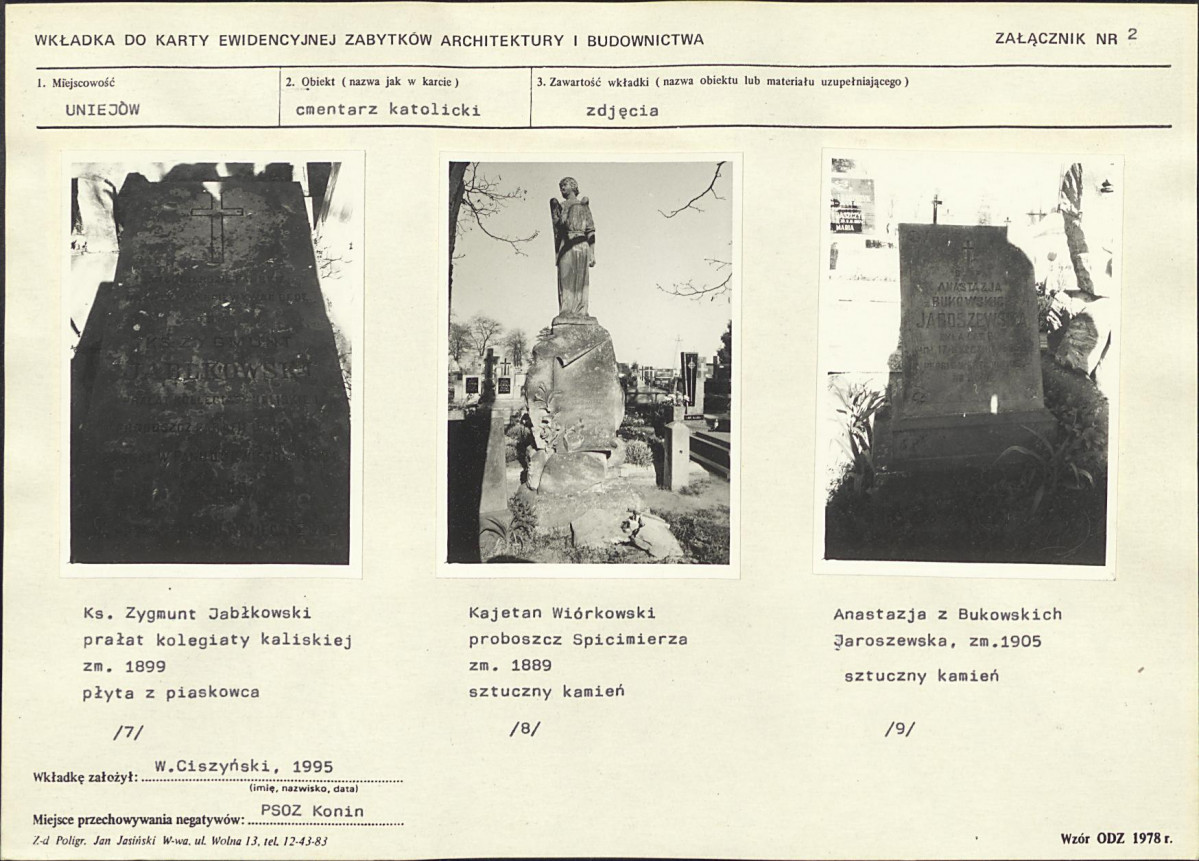 Karta cmentarza, skan nr 9