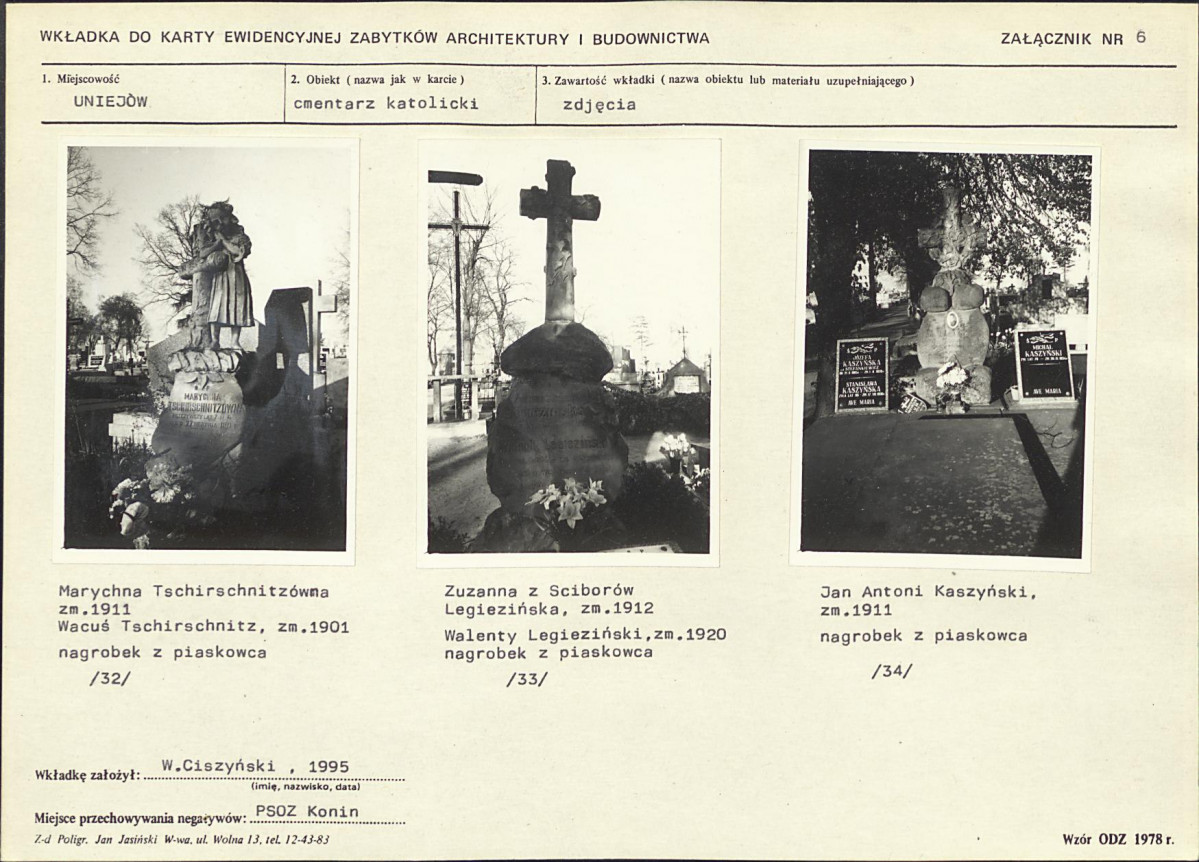 Karta cmentarza, skan nr 17