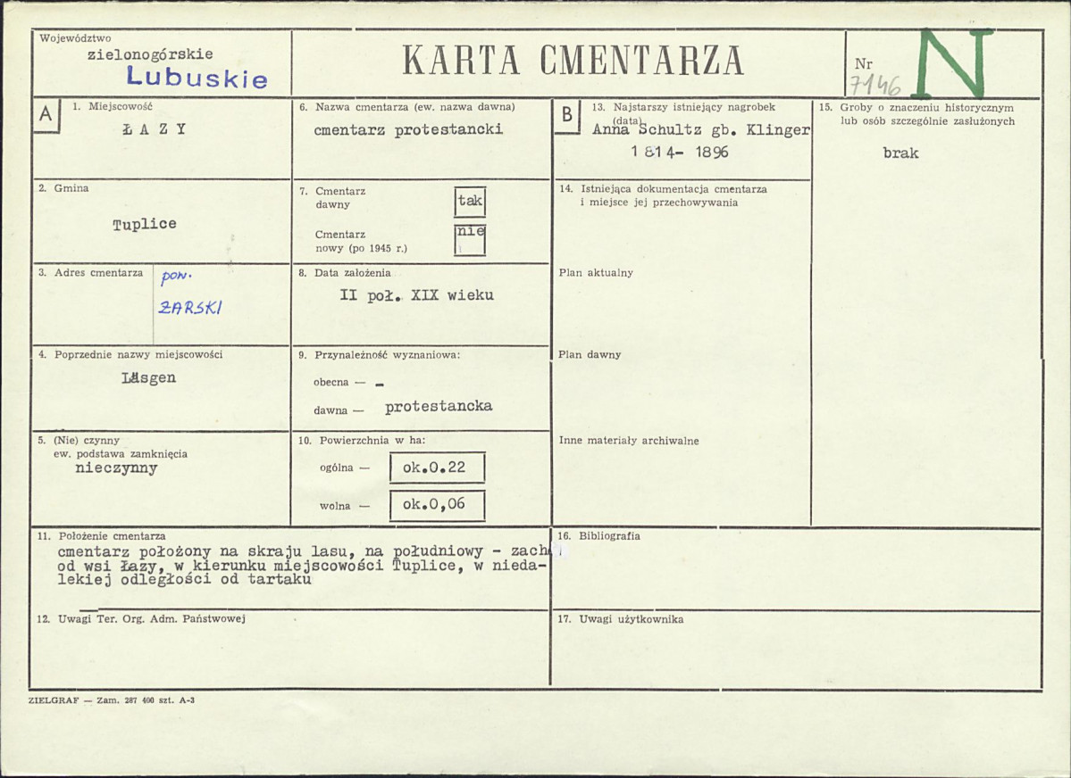 Karta cmentarza, skan nr 1
