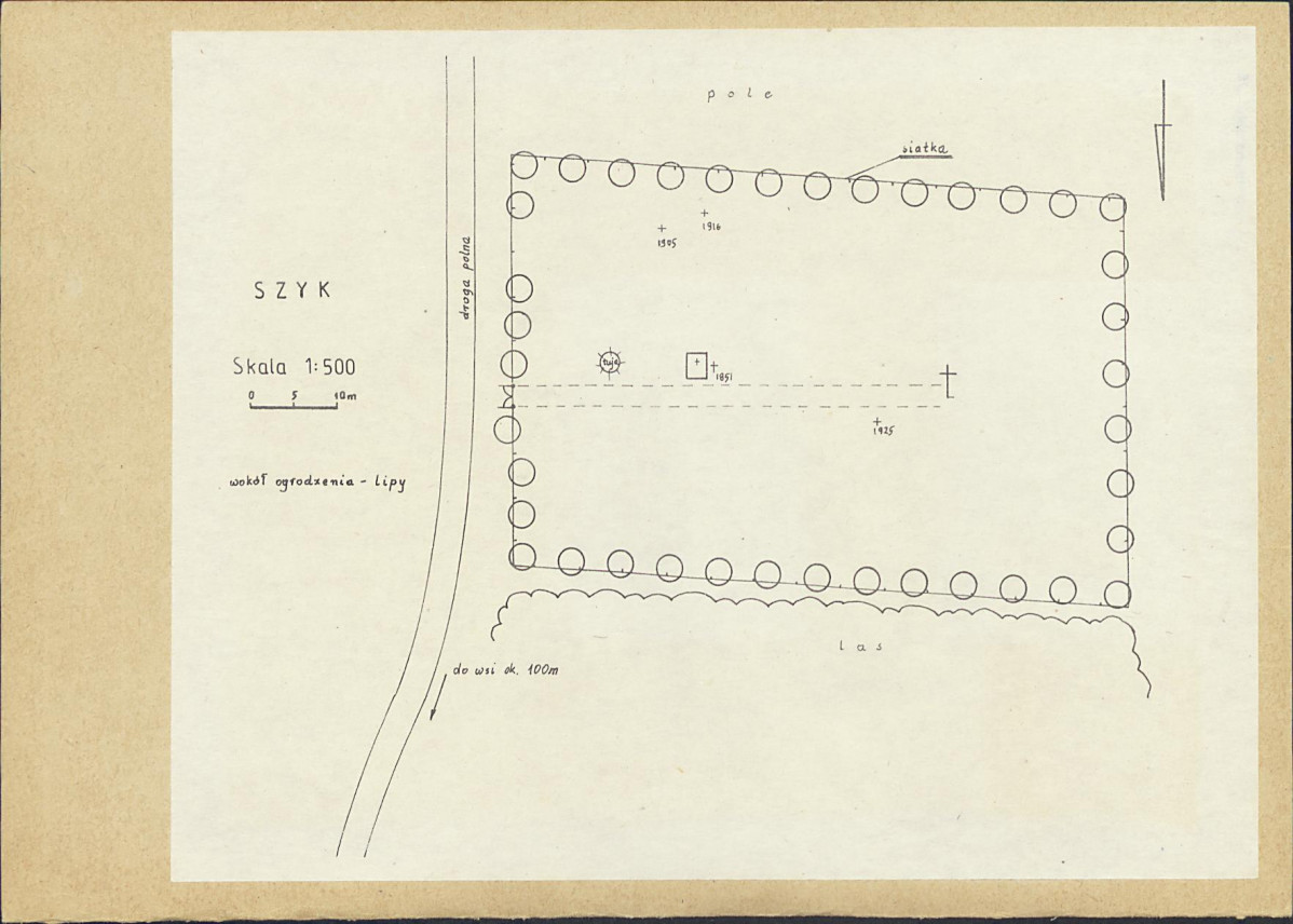 Karta cmentarza, skan nr 3