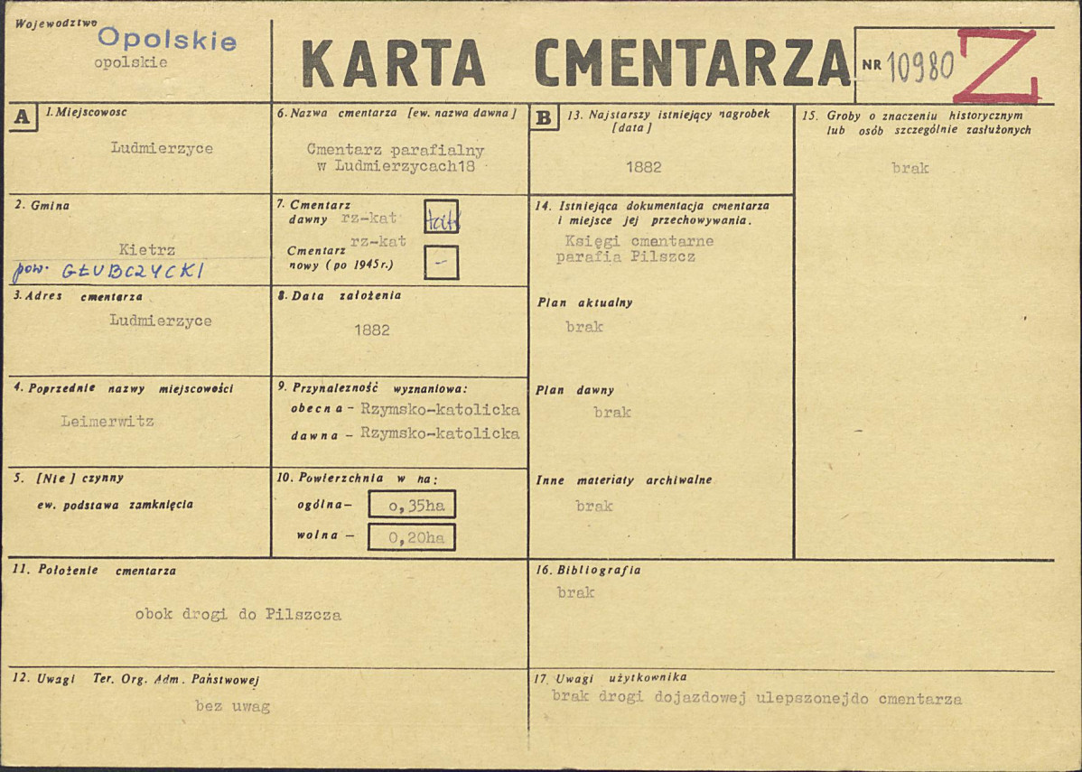 Karta cmentarza, skan nr 1