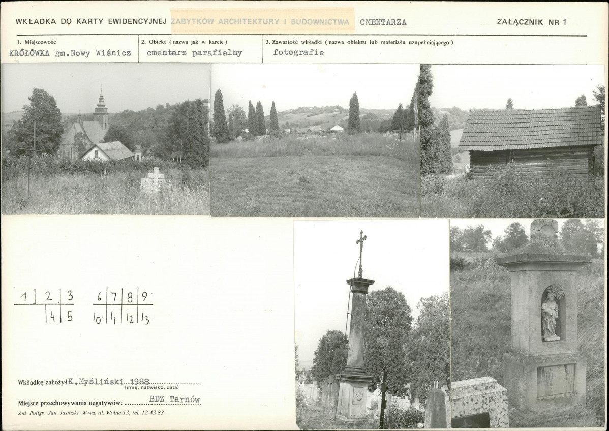 Karta cmentarza, skan nr 5