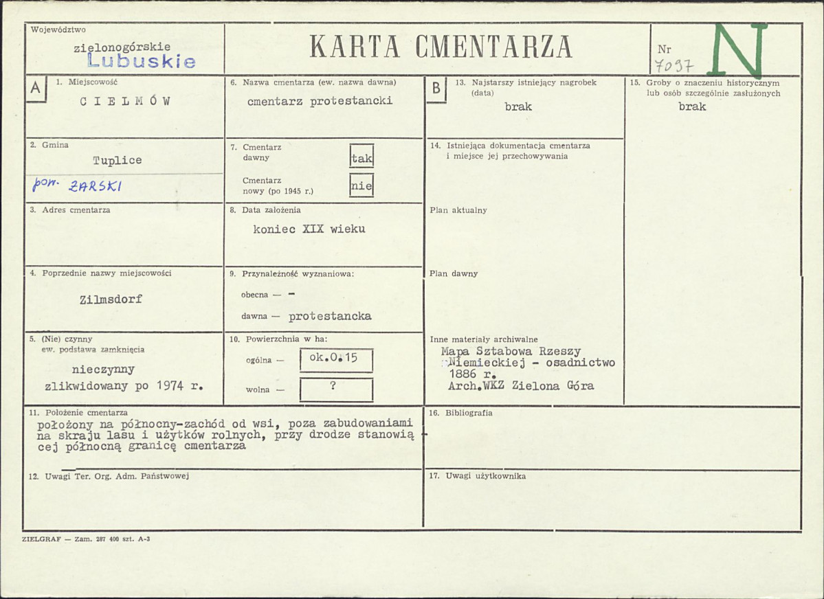 Karta cmentarza, skan nr 1