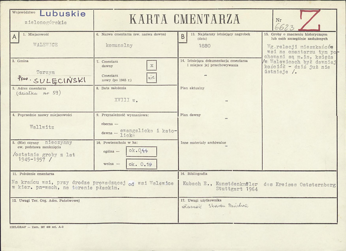 Karta cmentarza, skan nr 1