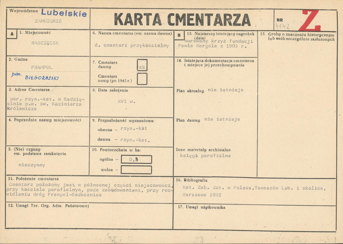 Karta cmentarza, skan nr 1