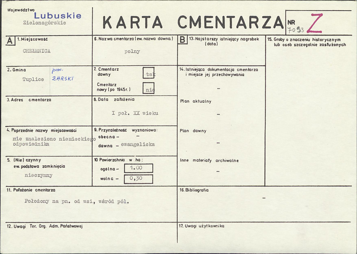 Karta cmentarza, skan nr 1