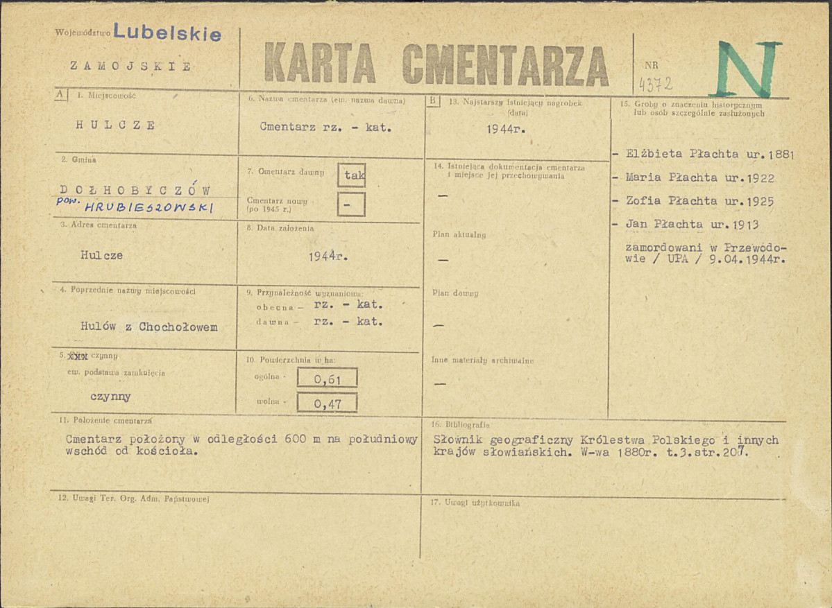 Karta cmentarza, skan nr 1