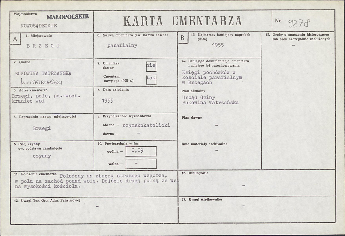 Karta cmentarza, skan nr 1