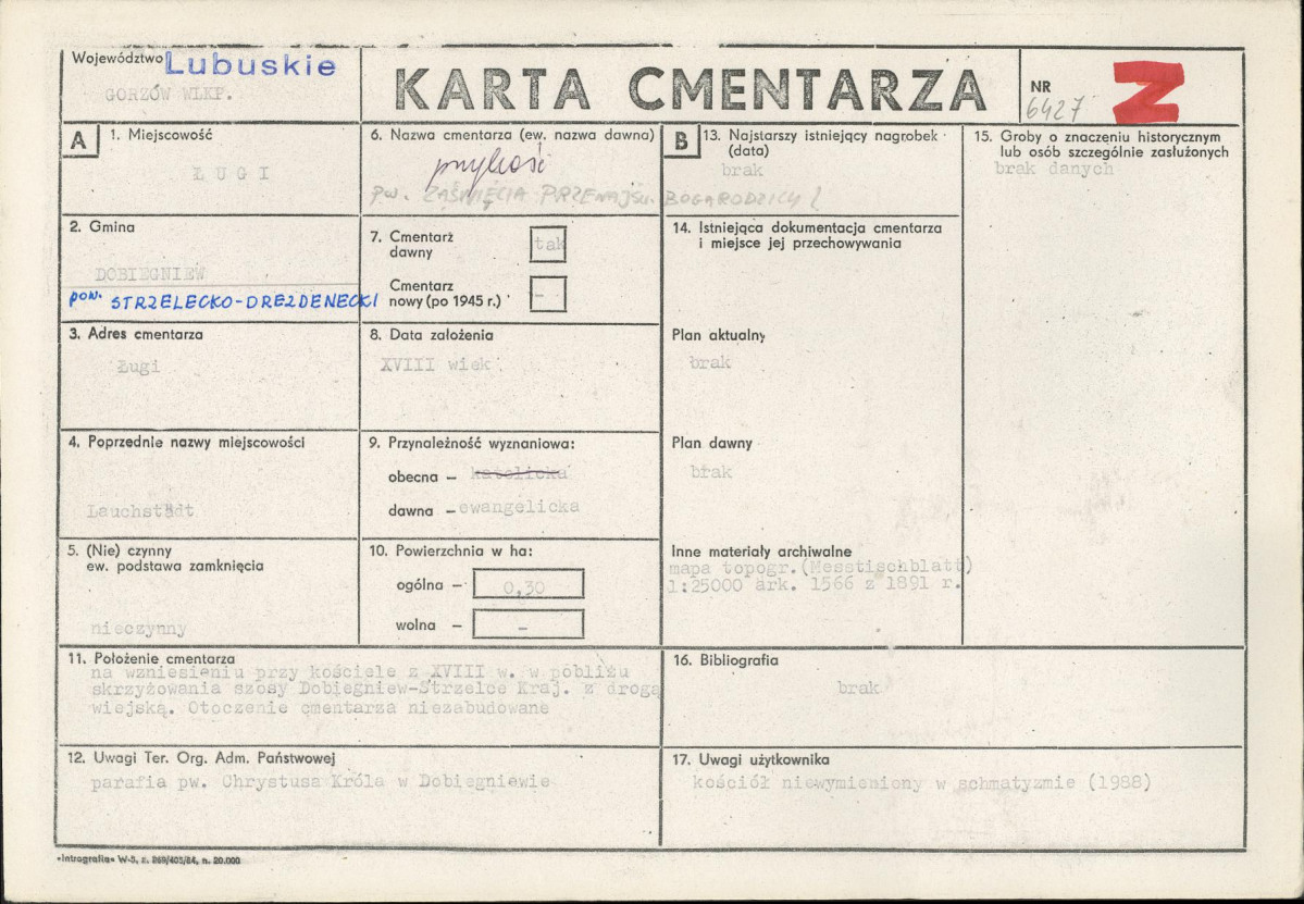 Karta cmentarza, skan nr 1