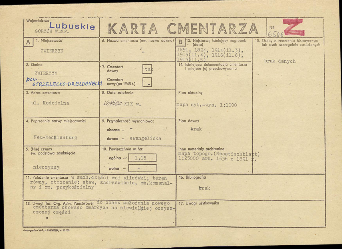 Karta cmentarza, skan nr 1