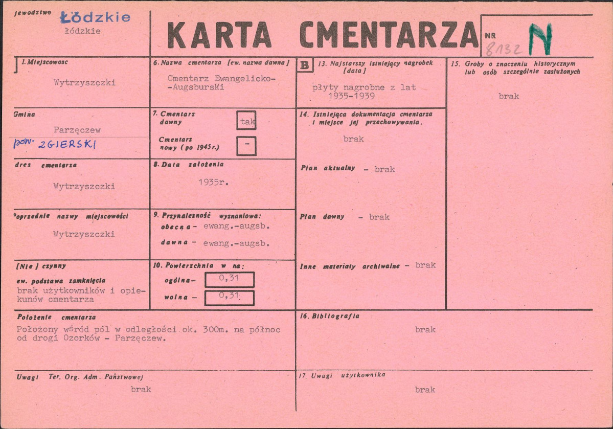 Karta cmentarza, skan nr 1