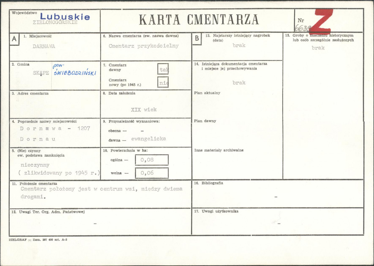 Karta cmentarza, skan nr 1