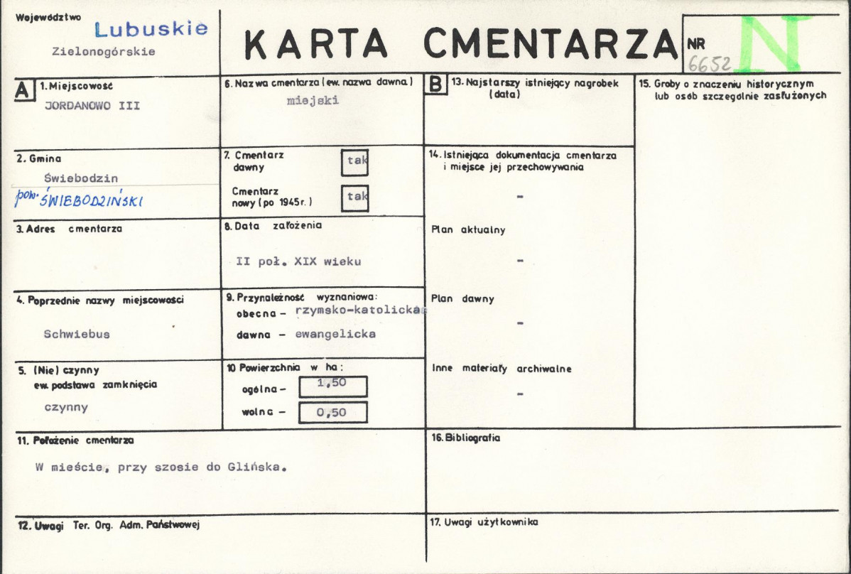 Karta cmentarza, skan nr 1