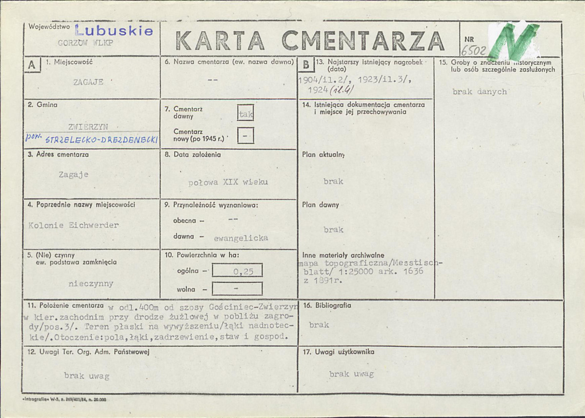 Karta cmentarza, skan nr 1
