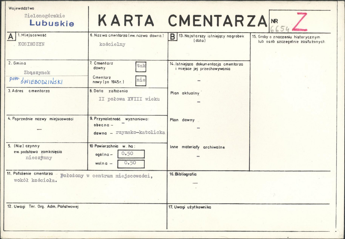 Karta cmentarza, skan nr 1