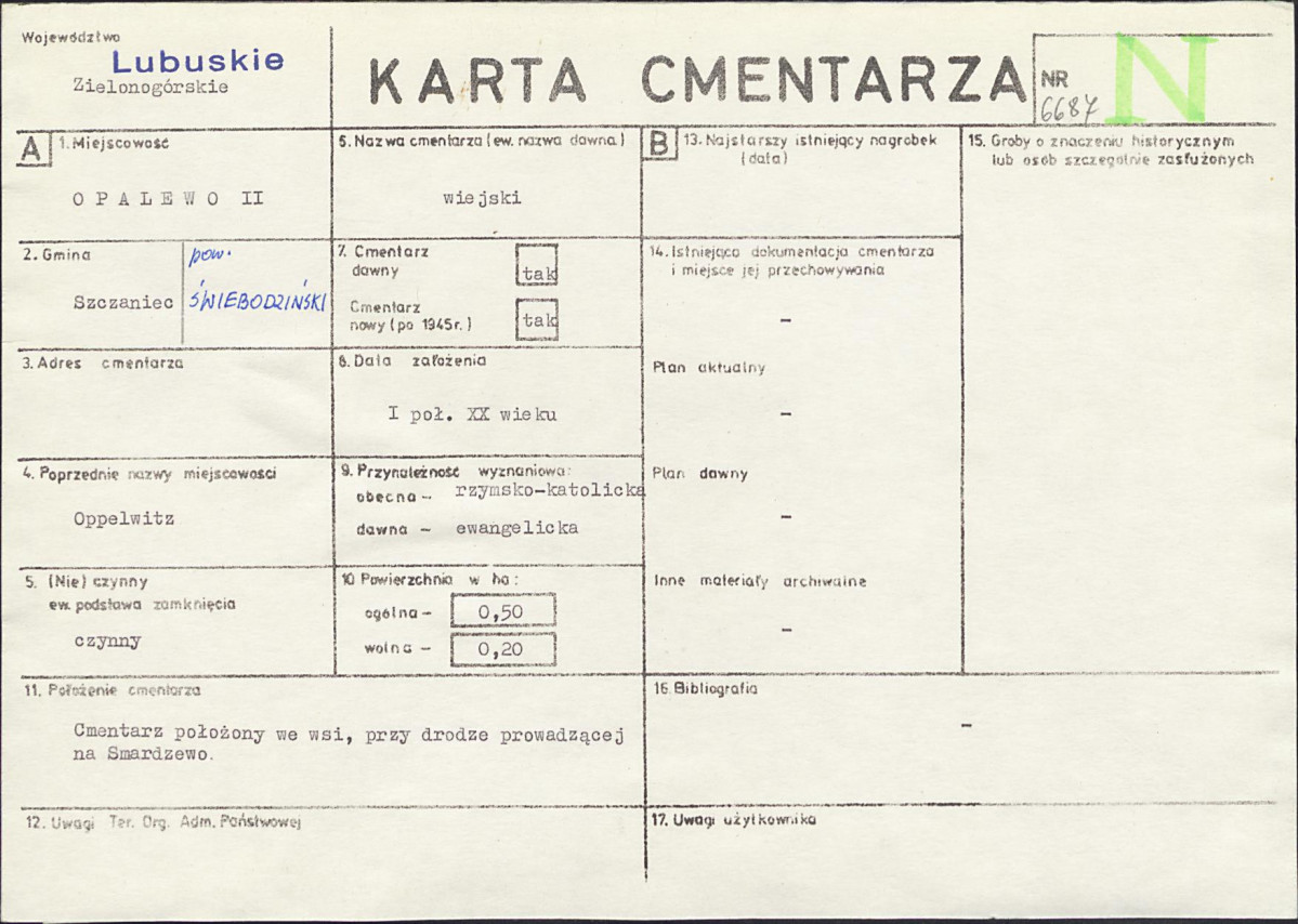 Karta cmentarza, skan nr 1