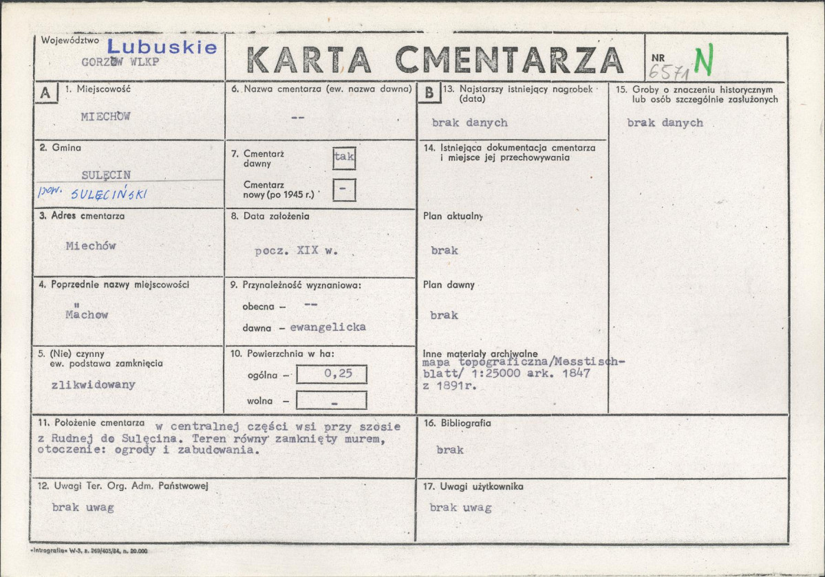 Karta cmentarza, skan nr 1
