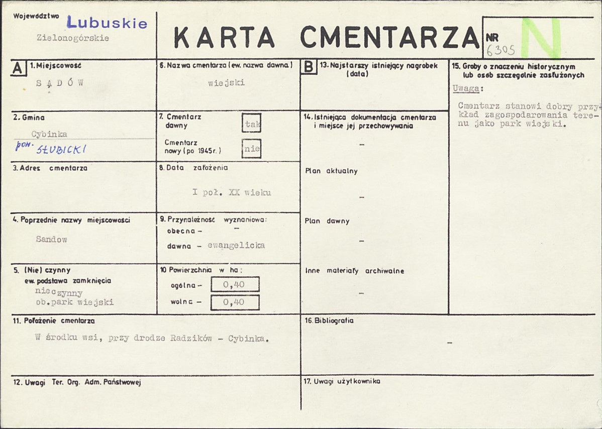 Karta cmentarza, skan nr 1