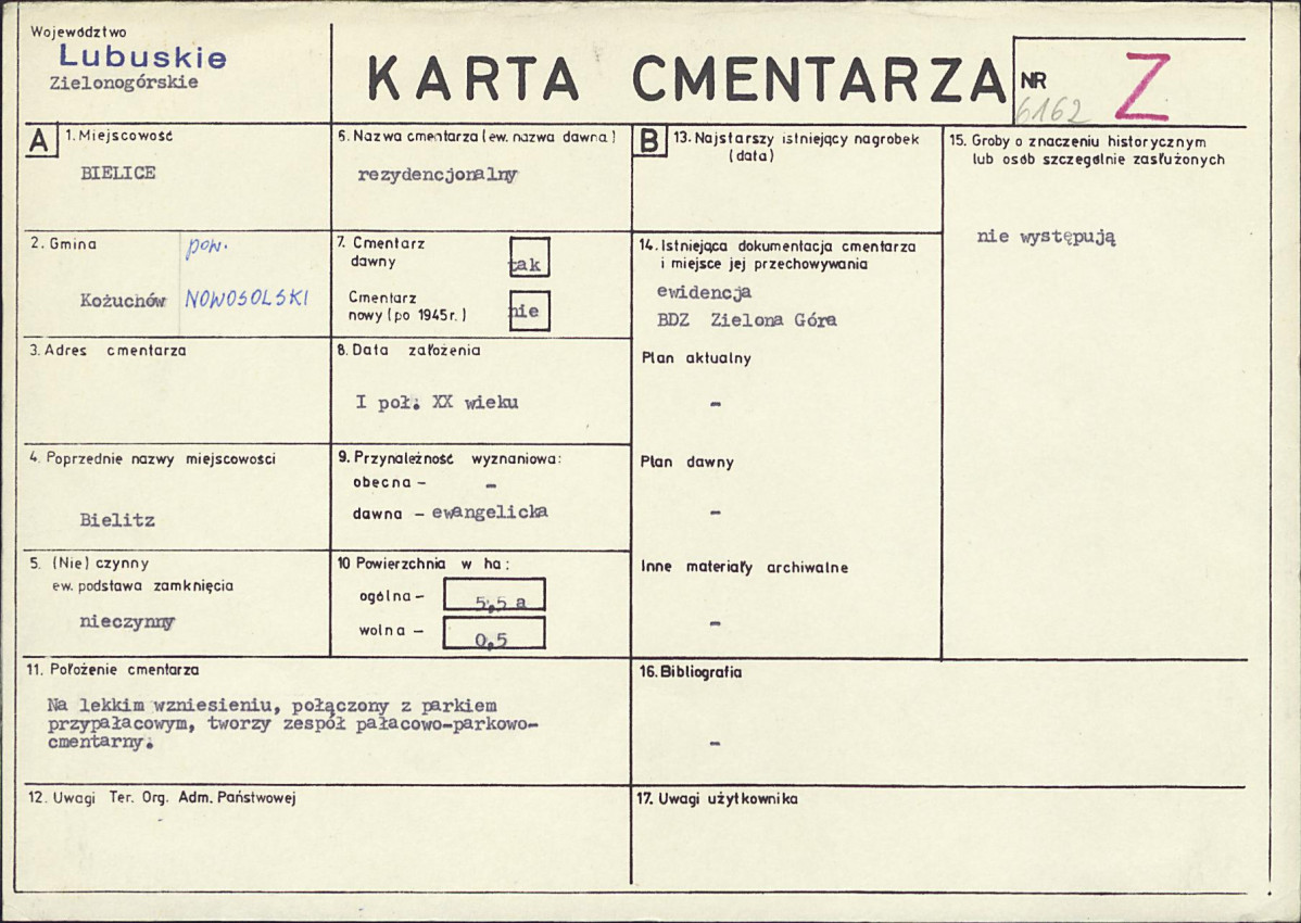 Karta cmentarza, skan nr 1