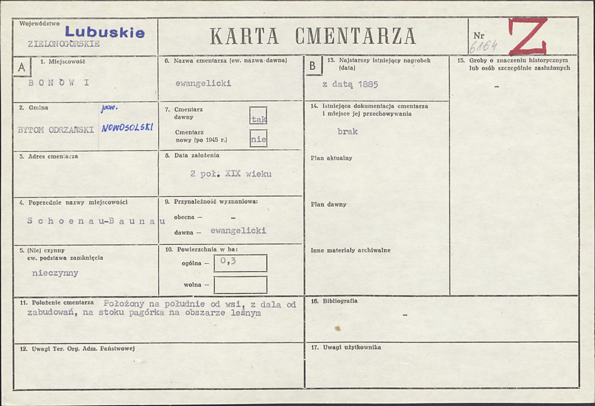 Karta cmentarza, skan nr 1