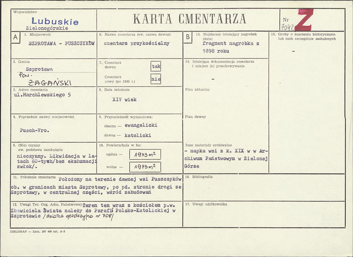 Karta cmentarza, skan nr 1