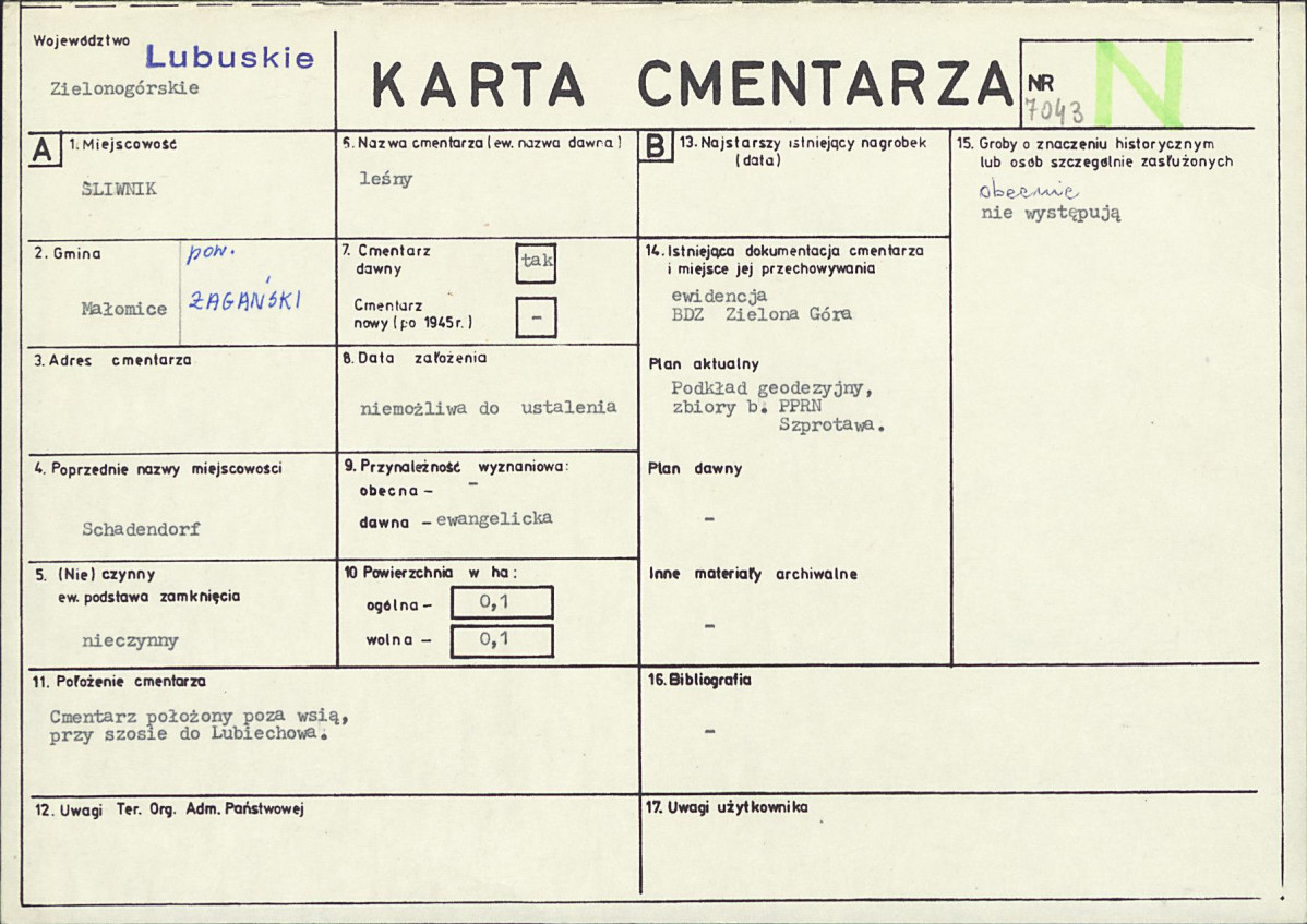 Karta cmentarza, skan nr 1