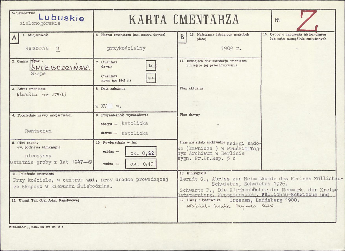 Karta cmentarza, skan nr 1