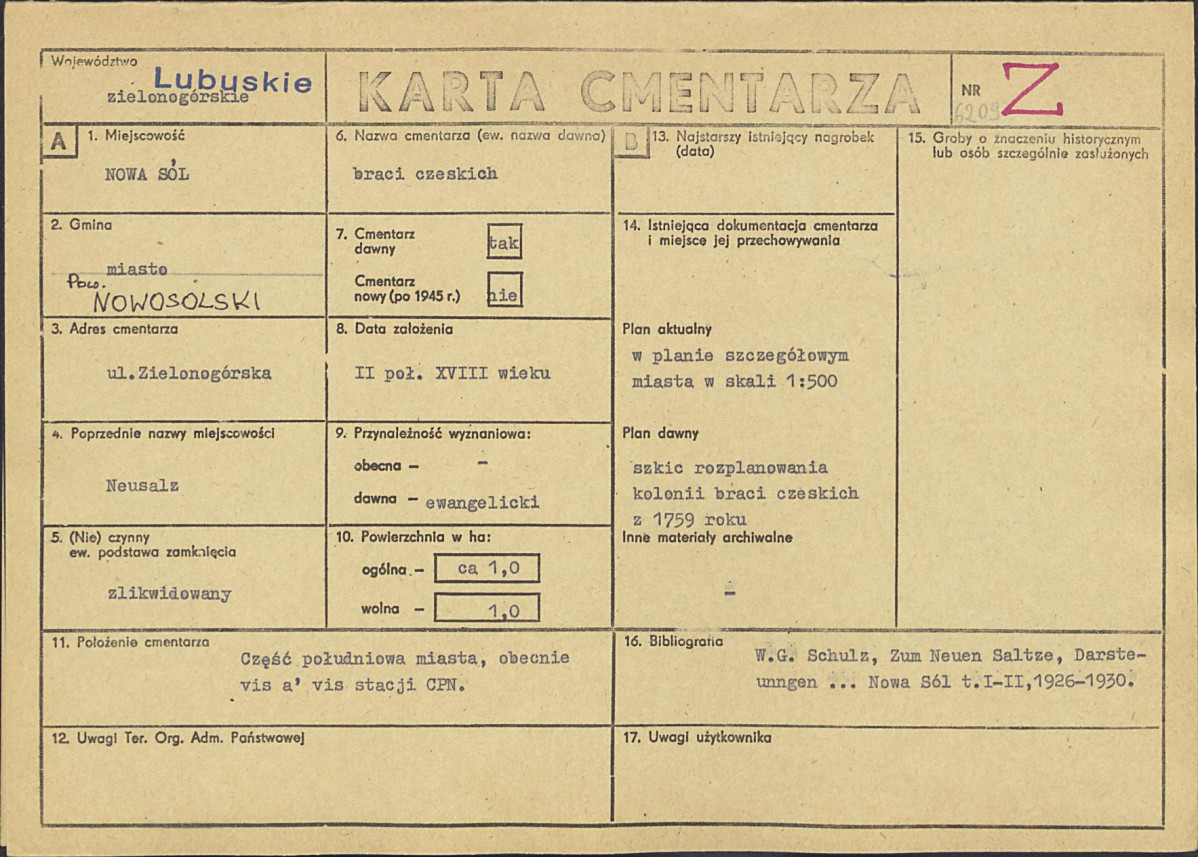 Karta cmentarza, skan nr 1