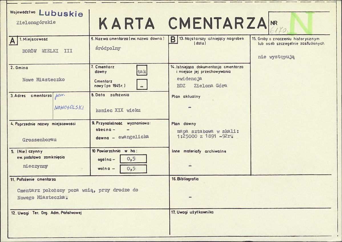 Karta cmentarza, skan nr 1