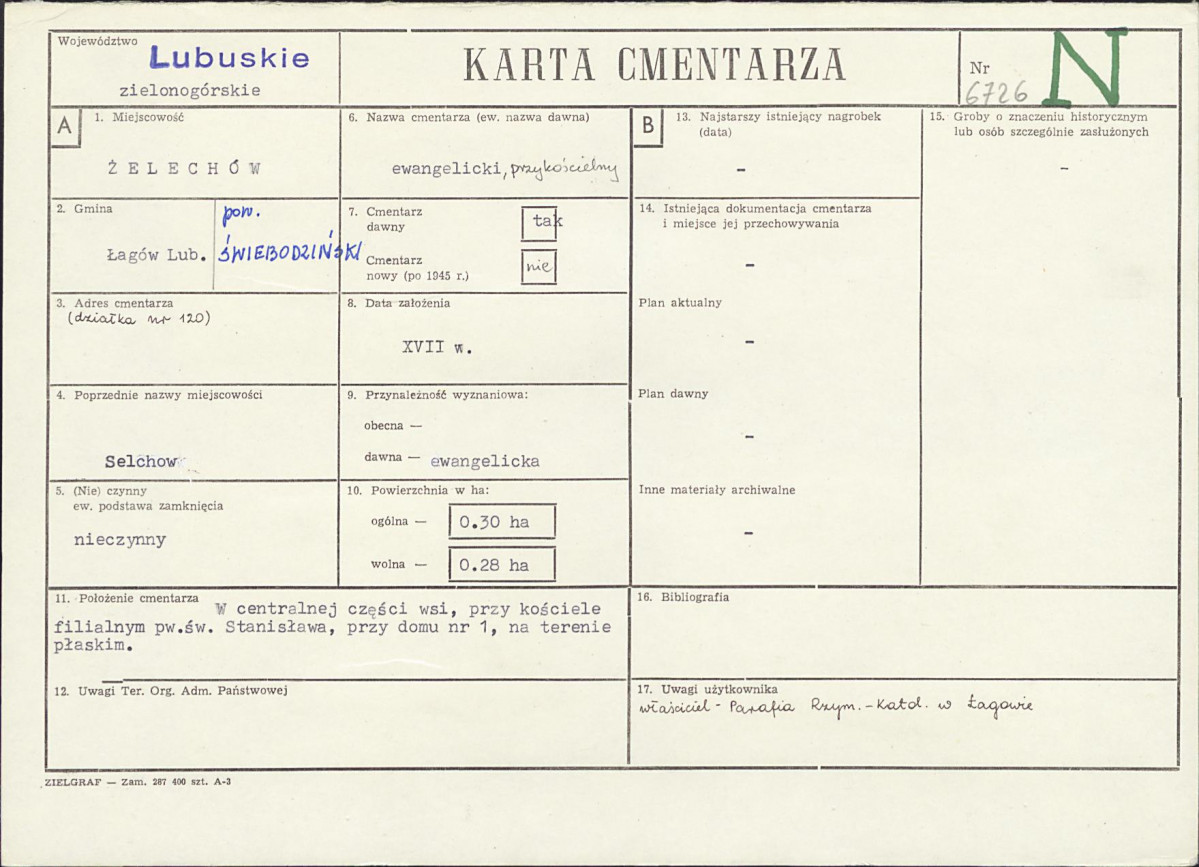 Karta cmentarza, skan nr 1