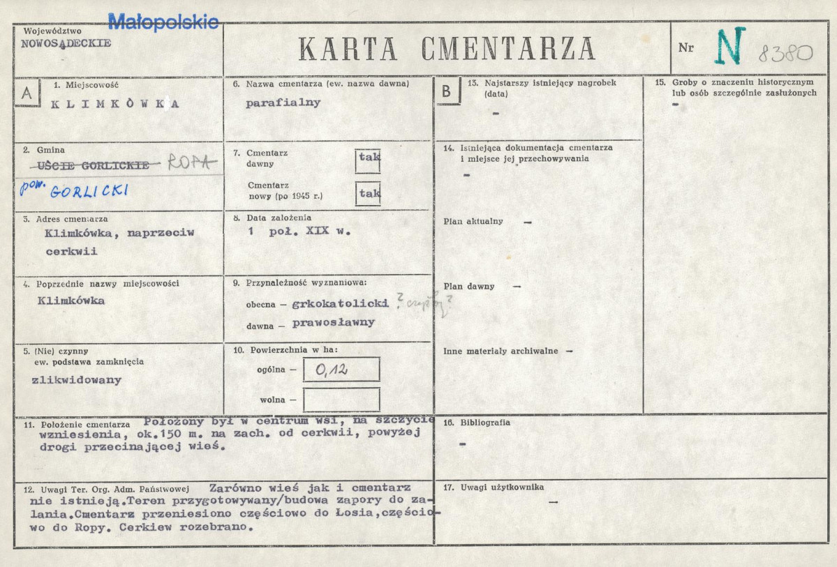 Karta cmentarza, skan nr 1