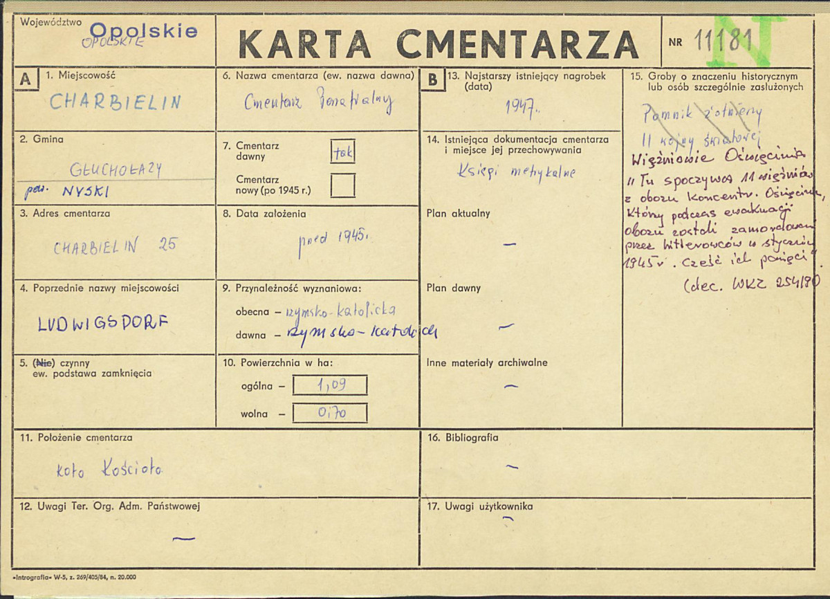 Karta cmentarza, skan nr 1