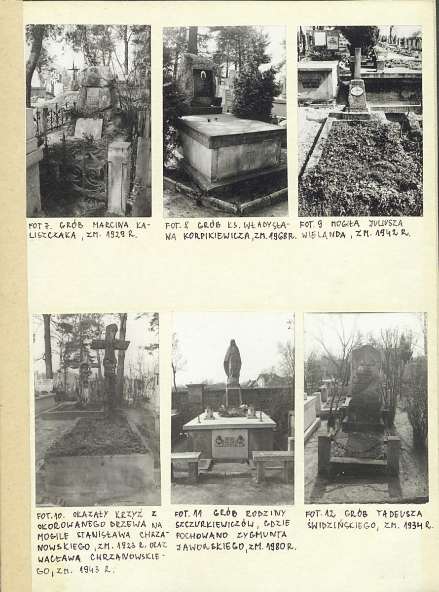 Karta cmentarza, skan nr 6
