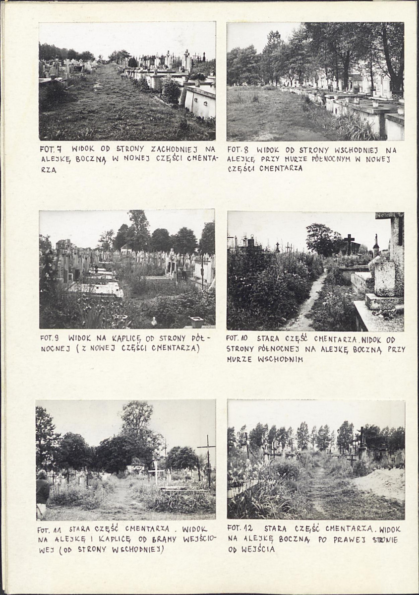 Karta cmentarza, skan nr 6