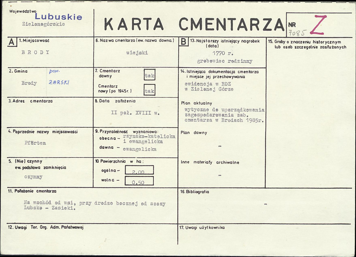 Karta cmentarza, skan nr 1