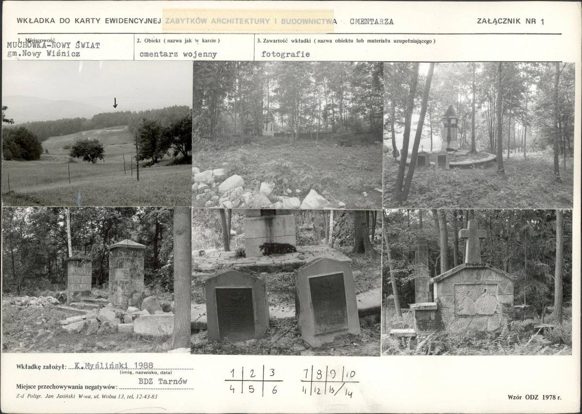 Karta cmentarza, skan nr 6