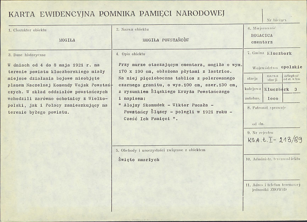 Karta cmentarza, skan nr 5