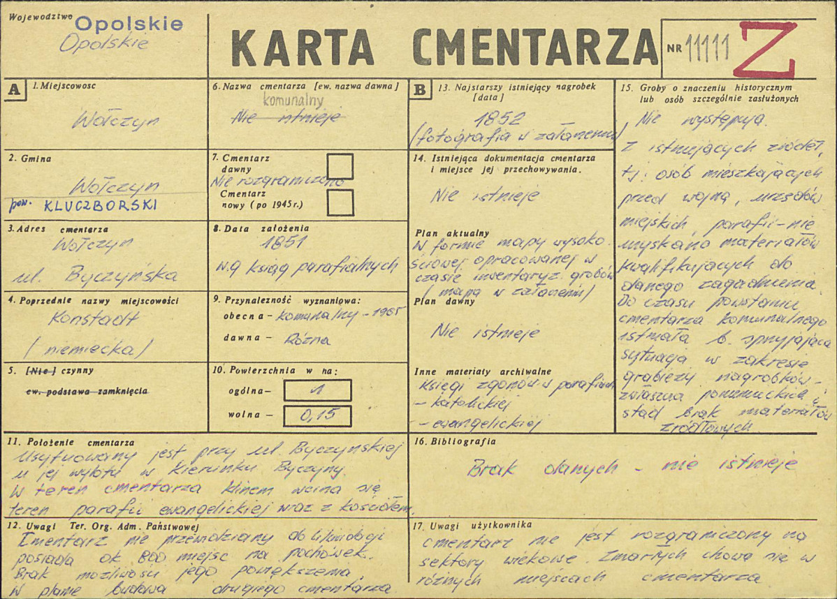 Karta cmentarza, skan nr 1