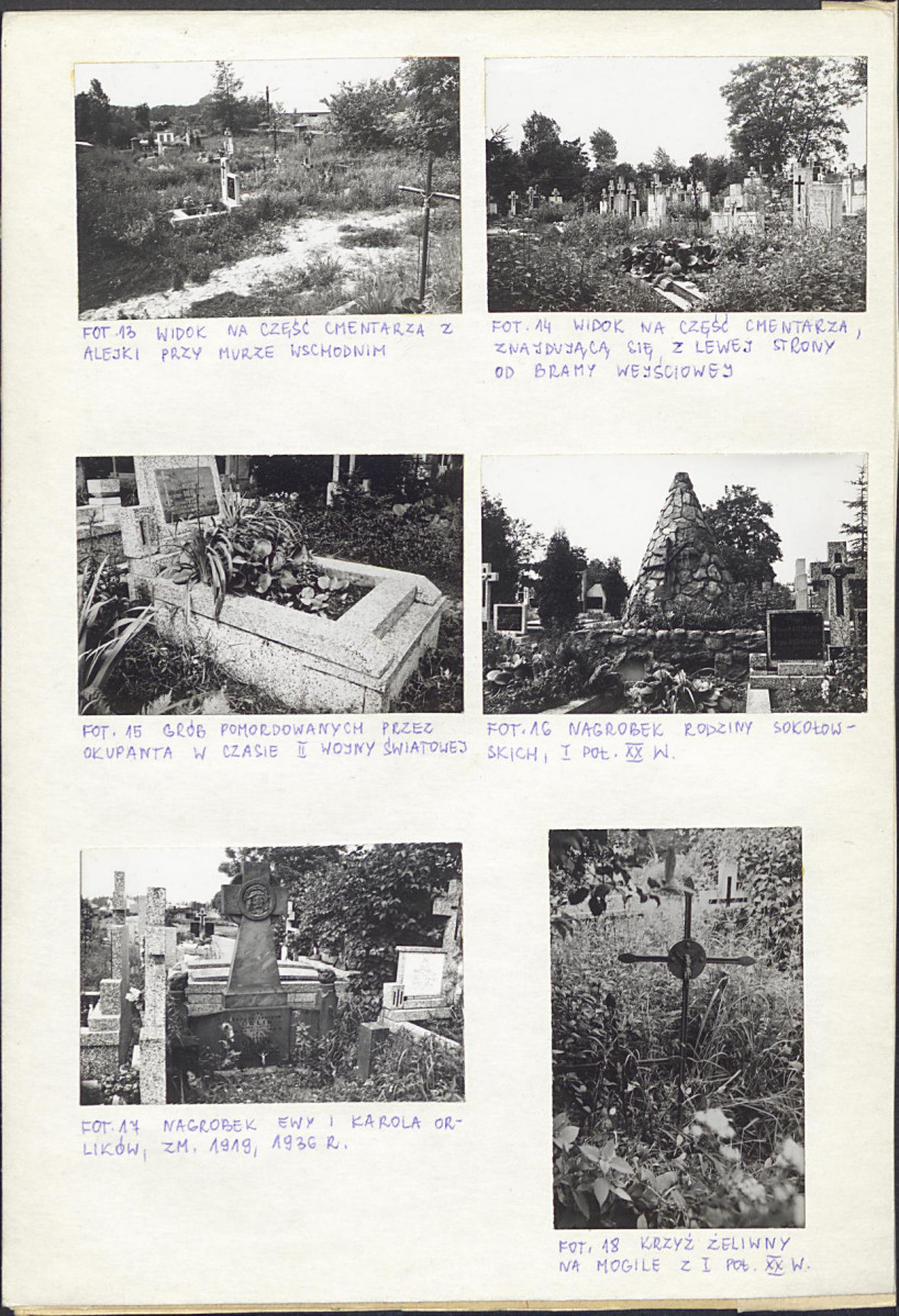 Karta cmentarza, skan nr 6