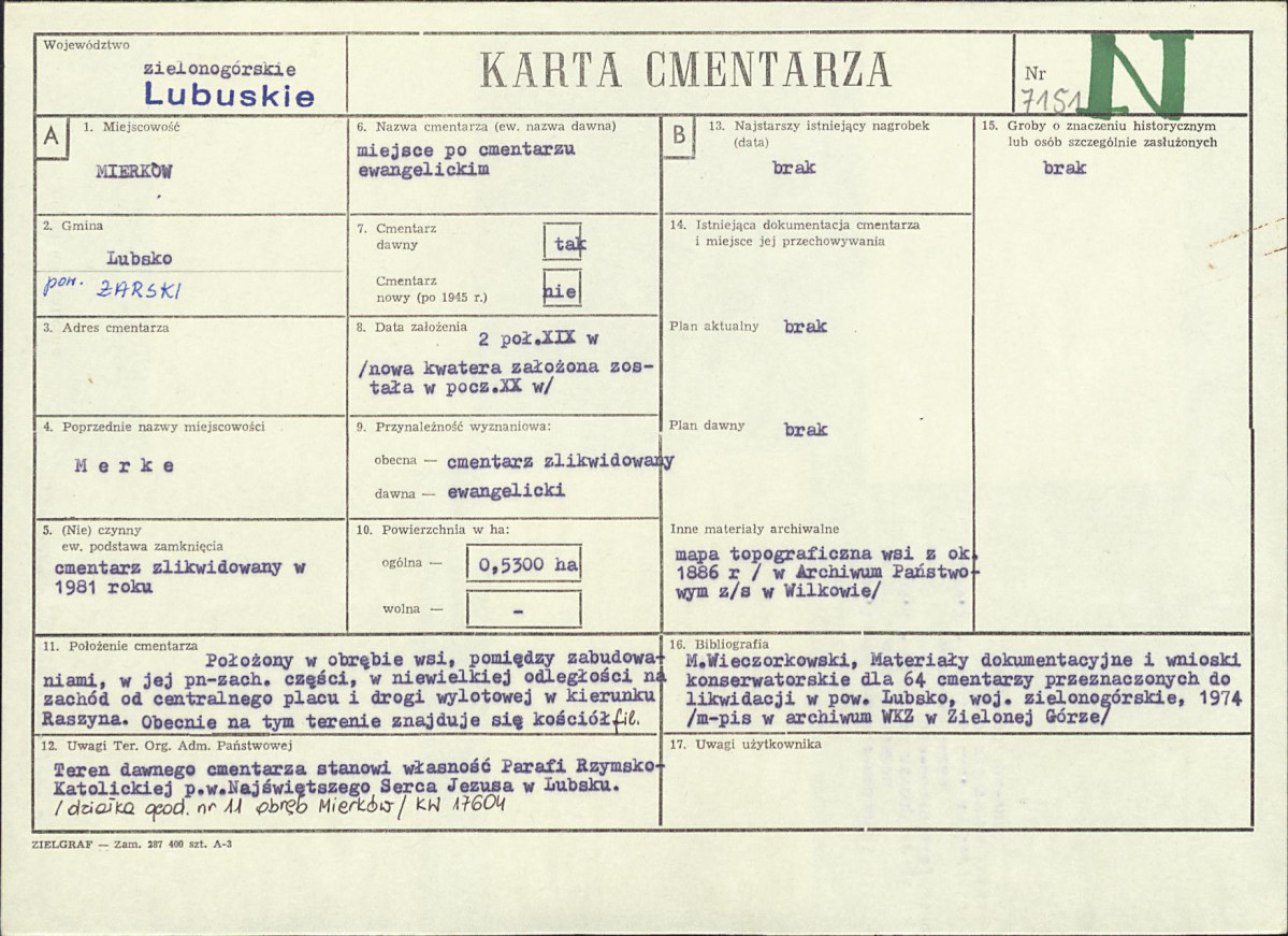 Karta cmentarza, skan nr 1