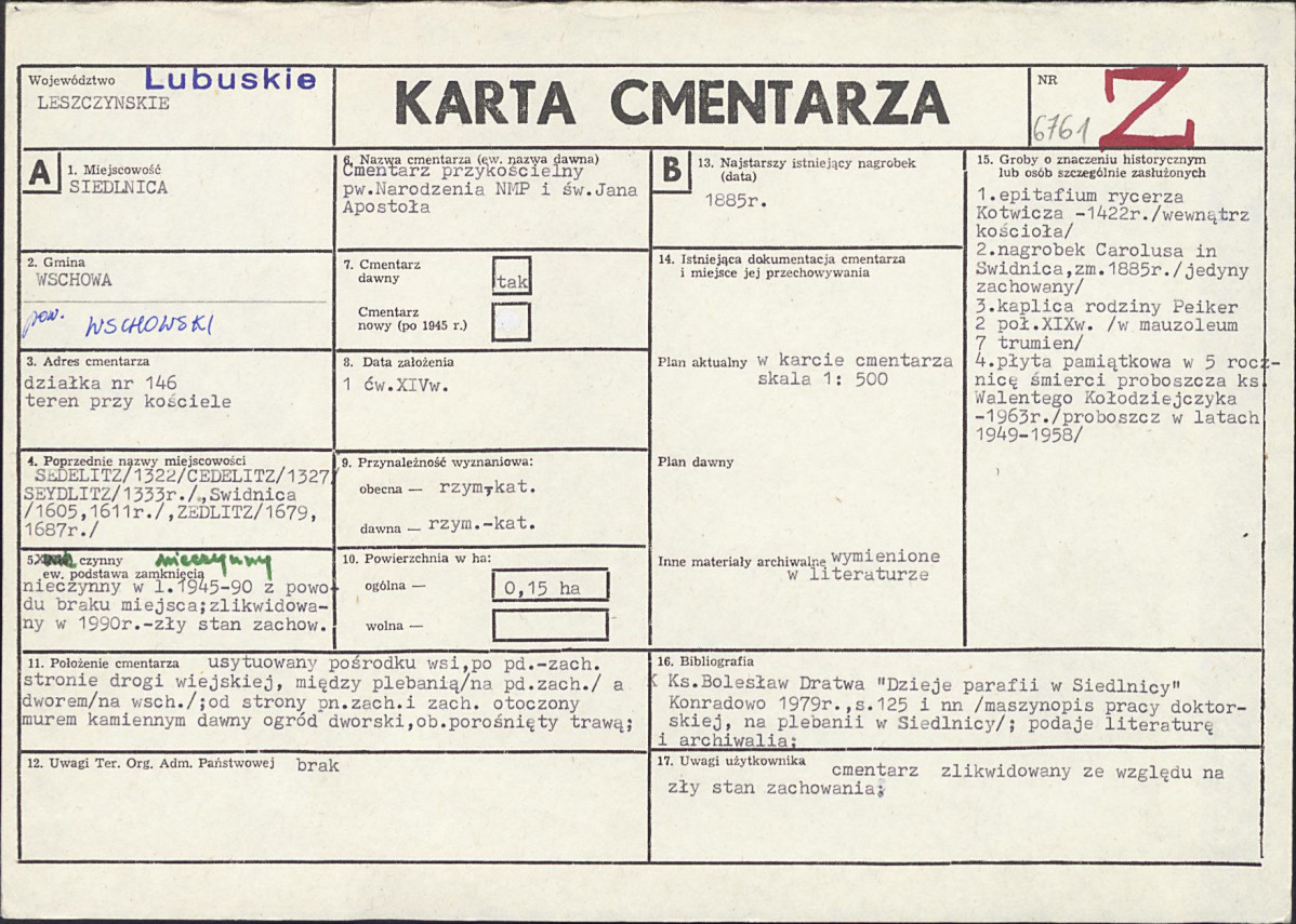 Karta cmentarza, skan nr 1