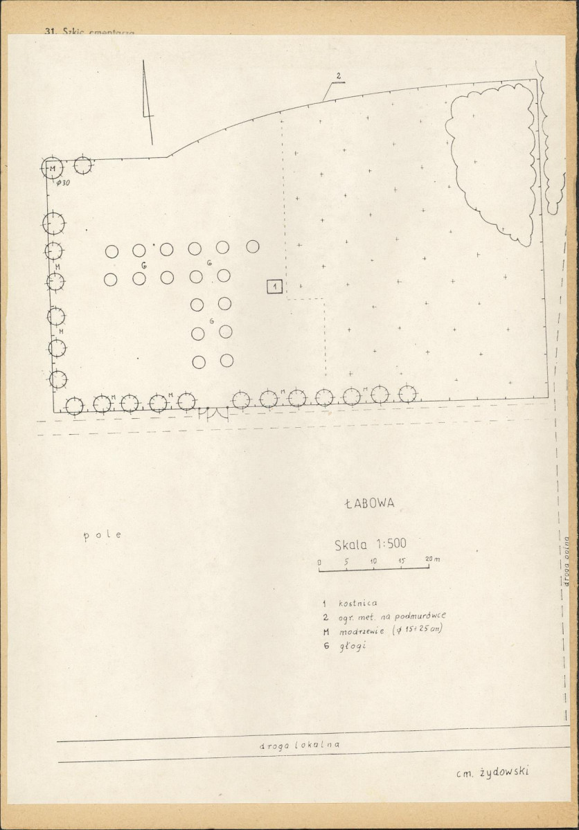 Karta cmentarza, skan nr 3
