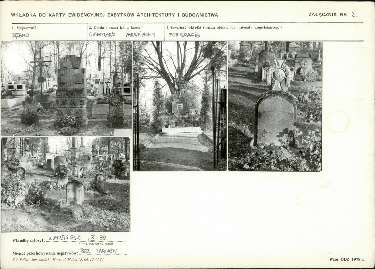 Karta cmentarza, skan nr 7