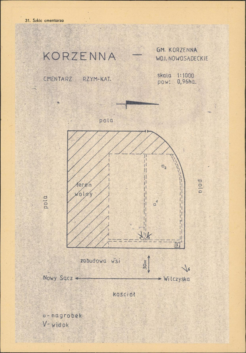 Karta cmentarza, skan nr 3