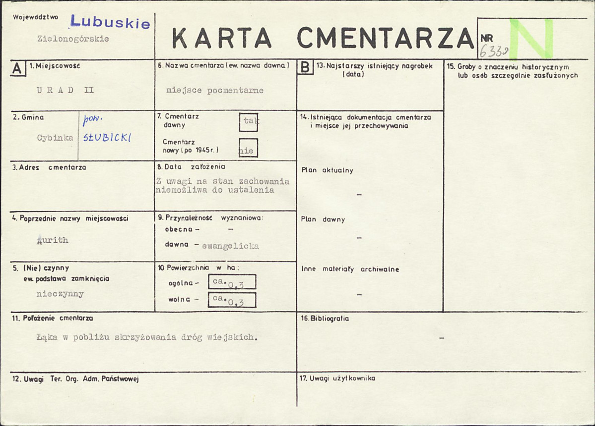 Karta cmentarza, skan nr 1