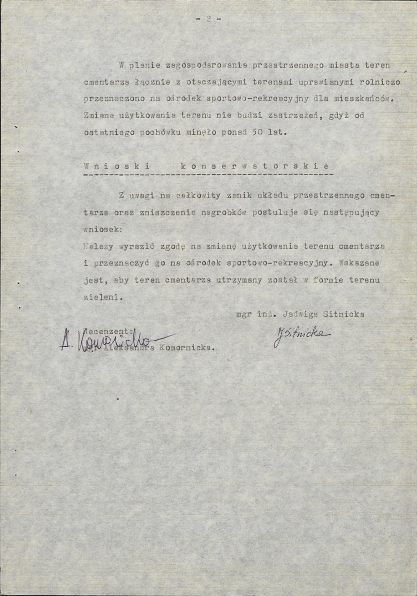 Karta cmentarza, skan nr 6