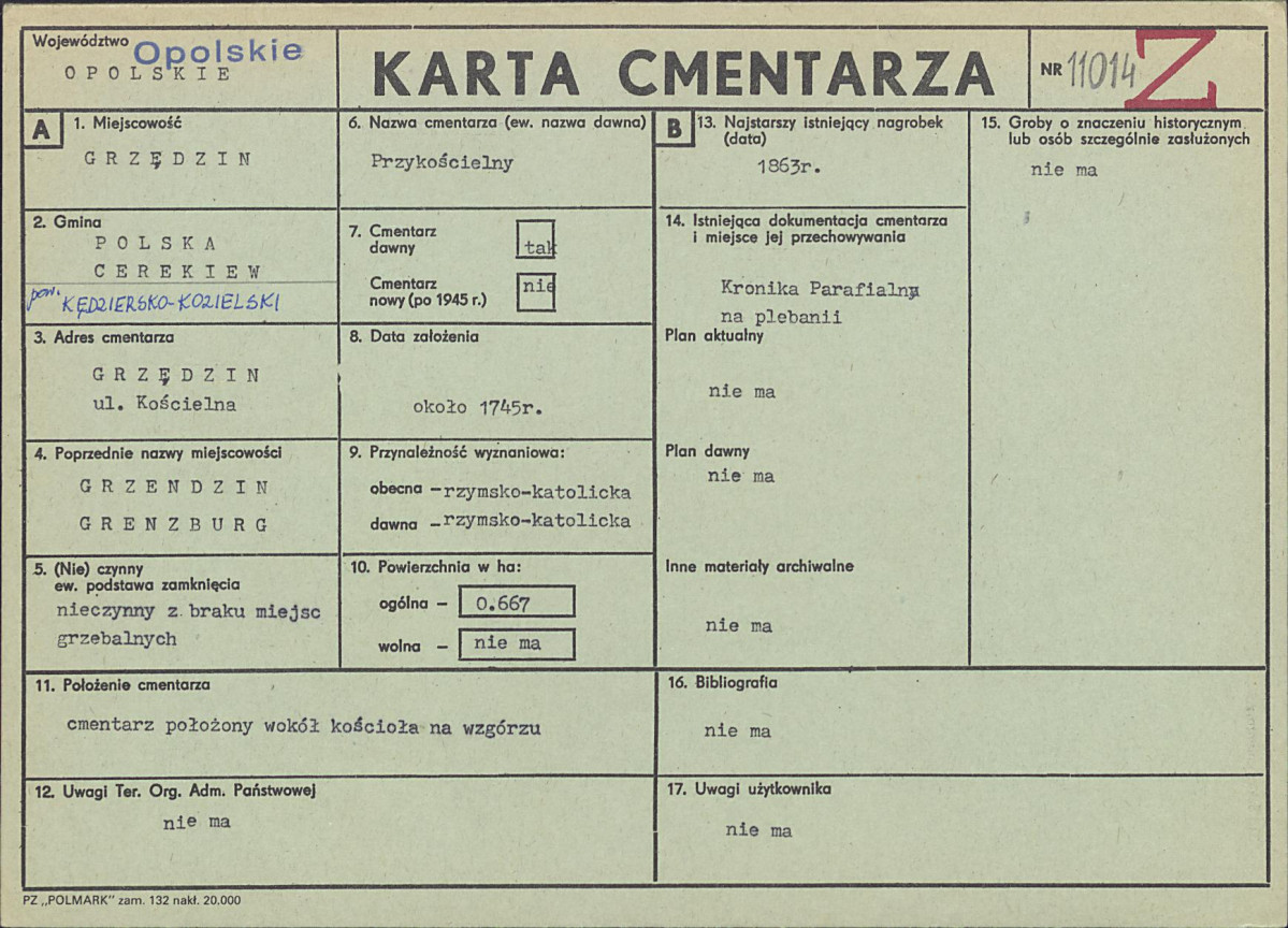 Karta cmentarza, skan nr 1