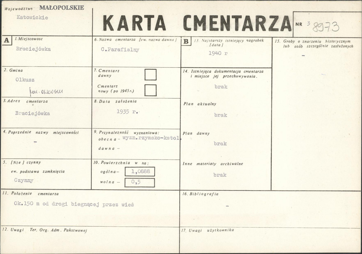 Karta cmentarza, skan nr 1